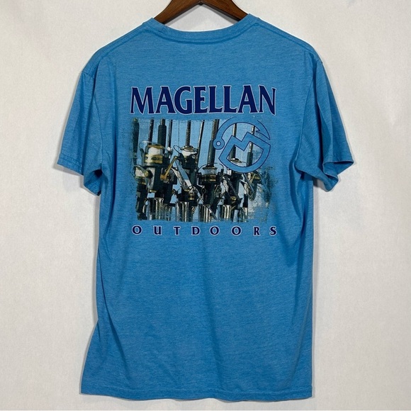 2 for$15 Magellan Outdoors Blue Men's Shirt - Picture 2 of 7